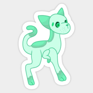 Robo Cat :: Canines and Felines Sticker